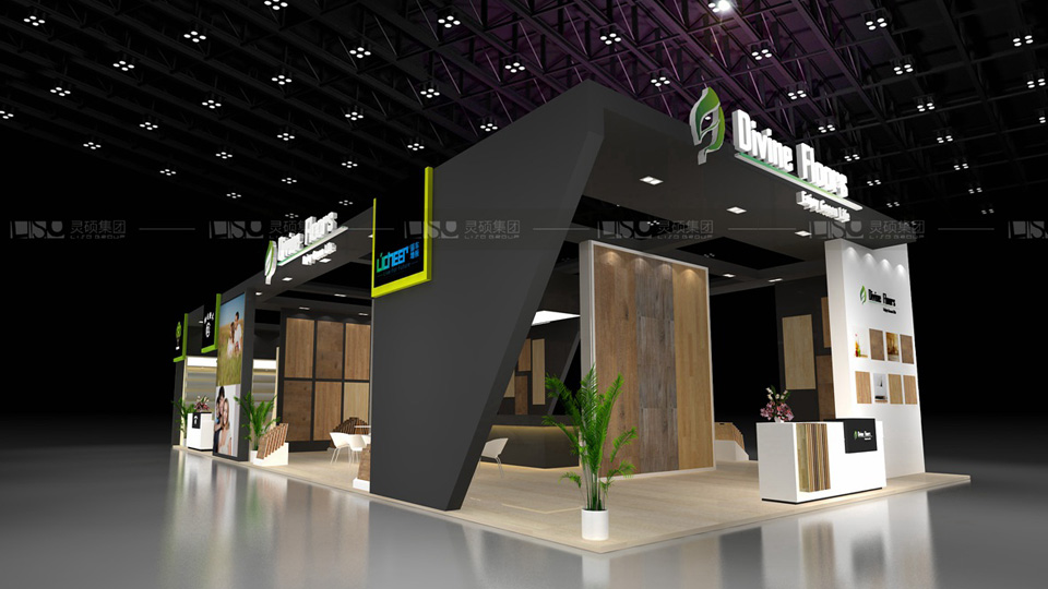达福-地面材料展台设计案例