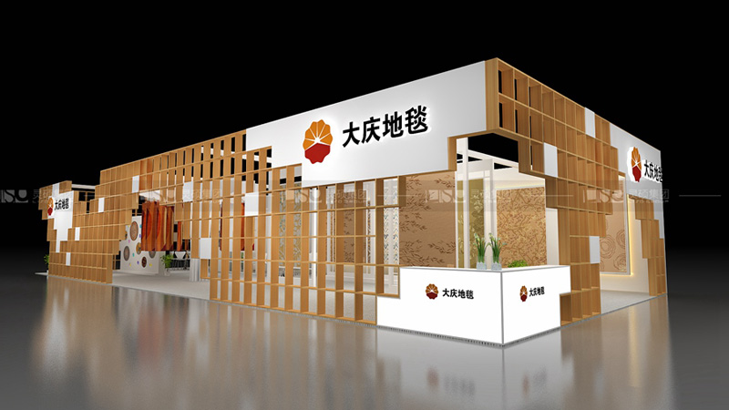 大庆满馥缔-地面材料展台设计案例