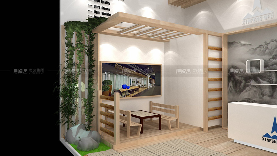 新峰-地面材料展台设计案例