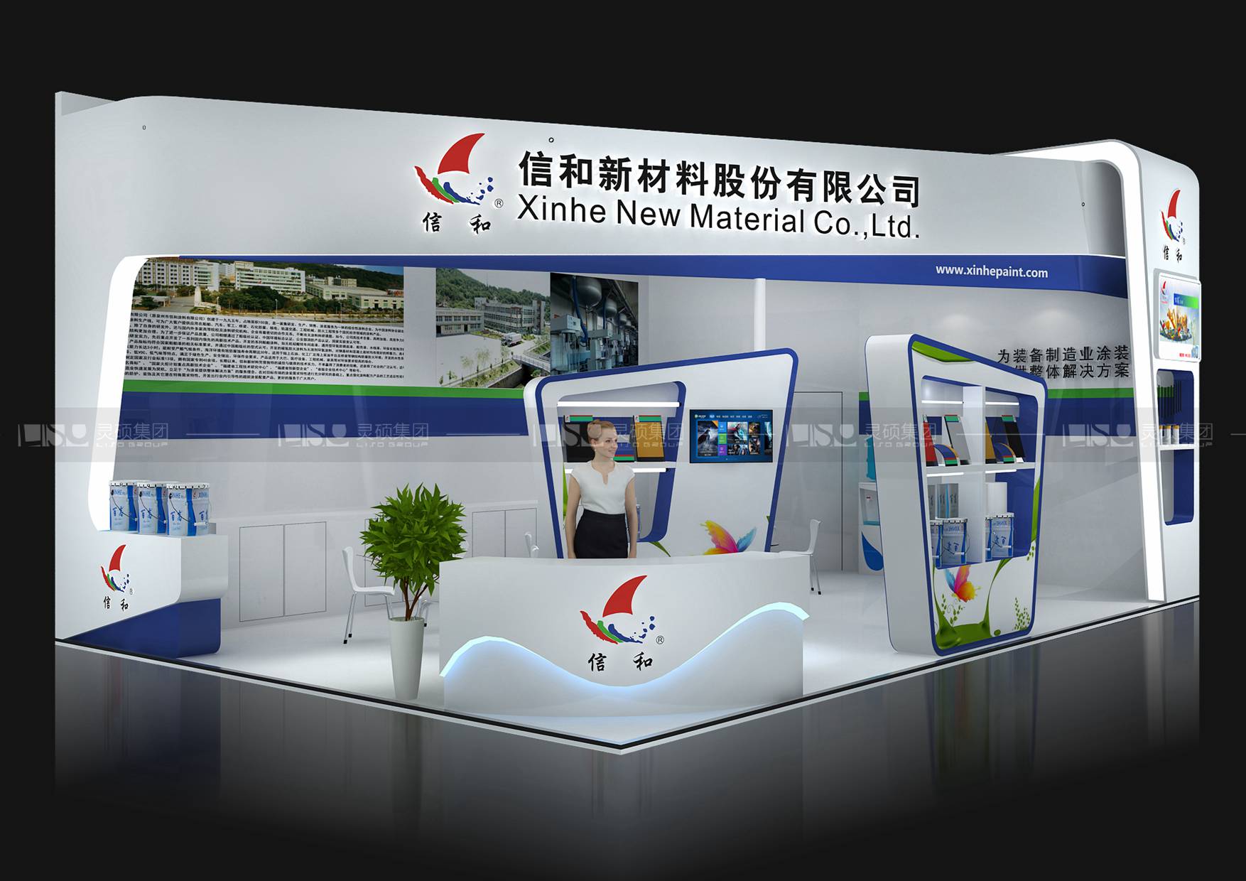 信和-宝马展展台设计案例