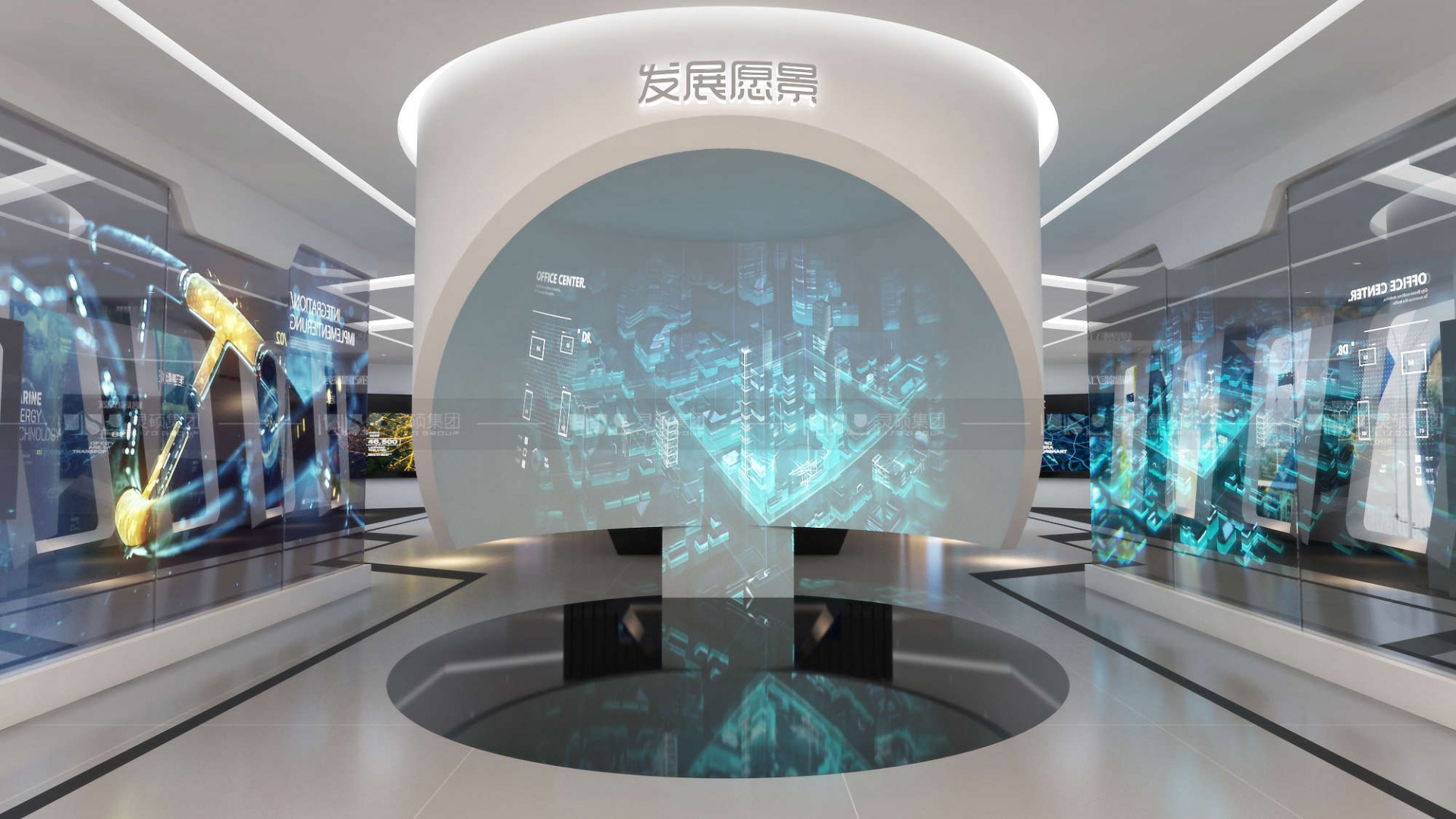 天沃科技企业规划馆设计案例