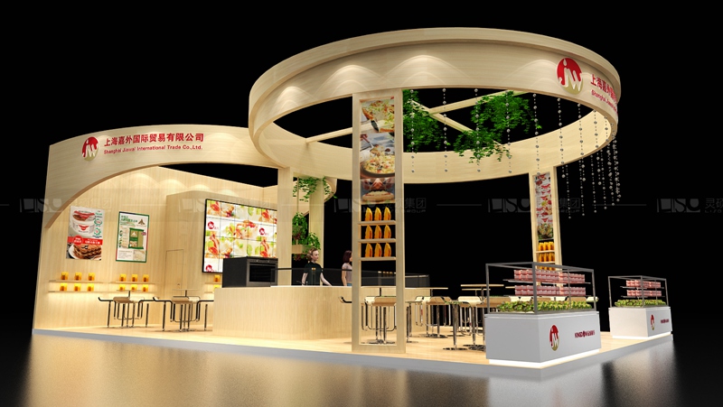 嘉外-焙烤展展台设计案例