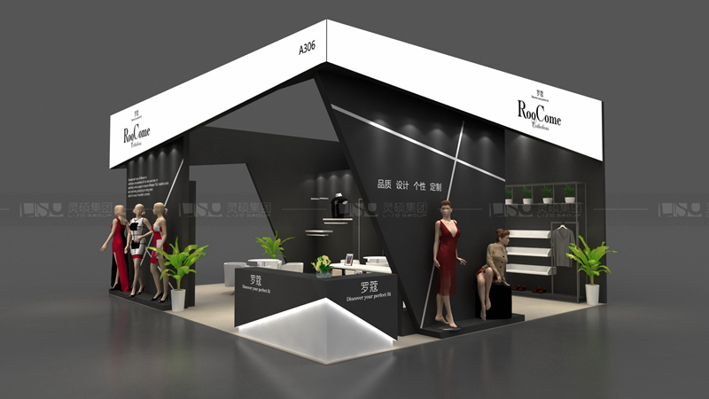 罗蔻-服装展台设计搭建案例