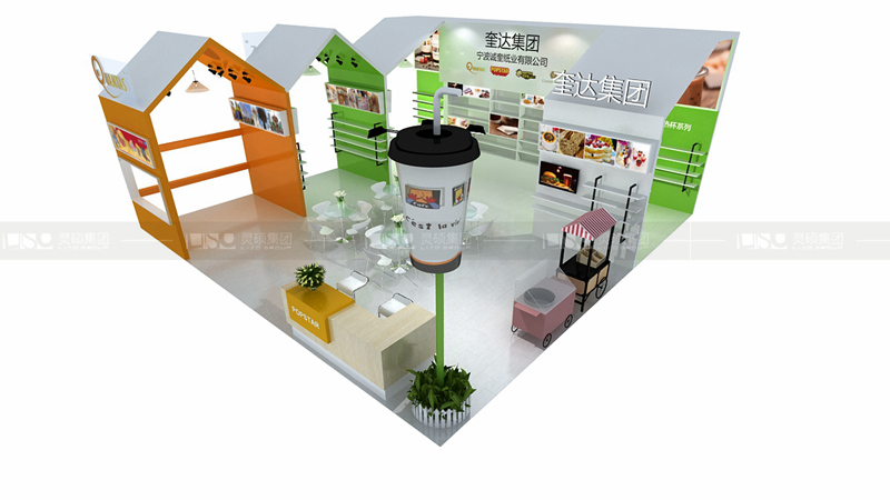 亮奎-酒店用品展台设计案例