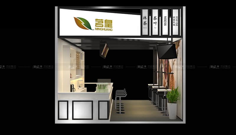 茗皇-酒店用品展台设计案例