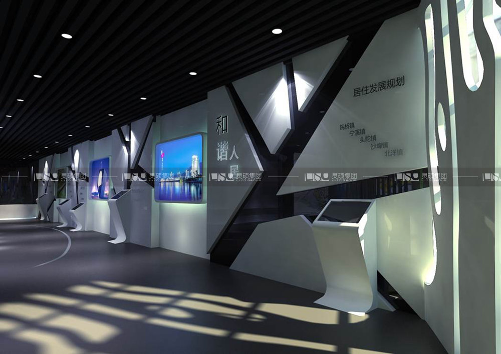阜阳合肥现代产业园展馆设计搭建案例