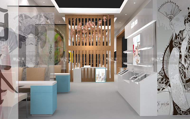 宝丽星-美容展台设计搭建案例