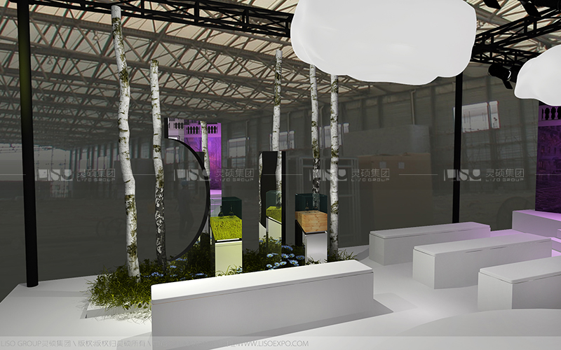 C2CC-美容展台设计搭建案例