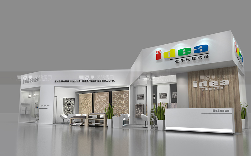 爱德-地材展台设计搭建案例