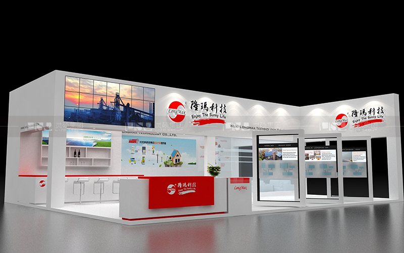 隆玛-光伏展台设计搭建案例