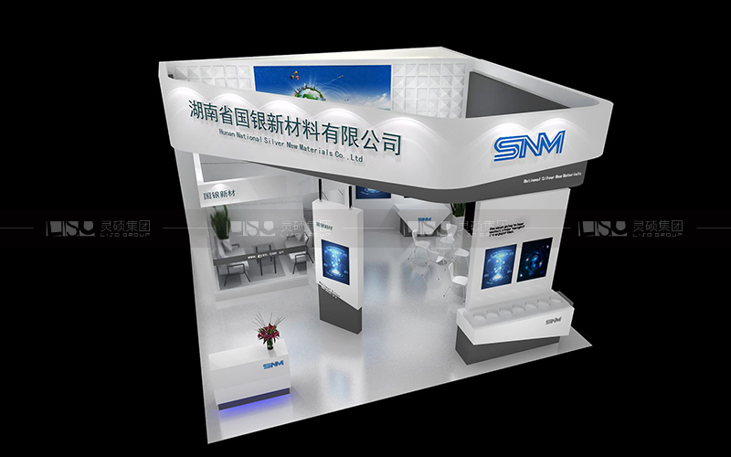 国银新材料-光伏展台设计搭建案例