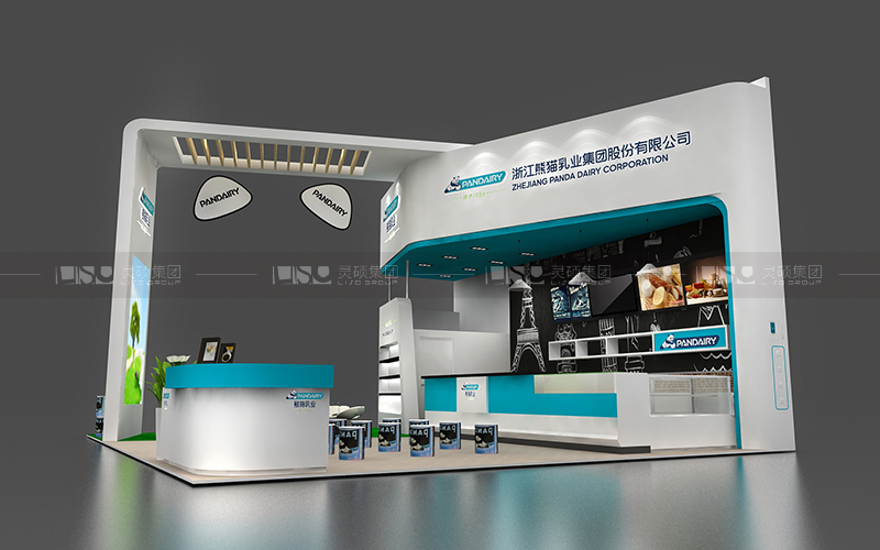 熊猫-焙烤展台设计搭建案例
