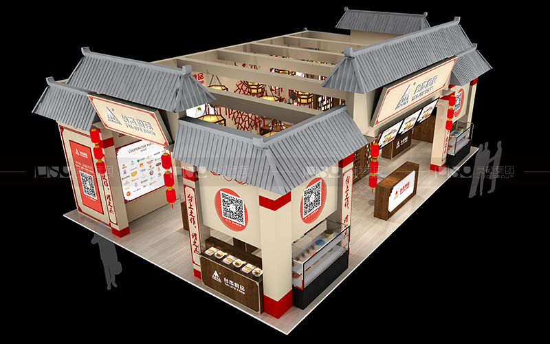 台杰-焙烤展台设计搭建案例