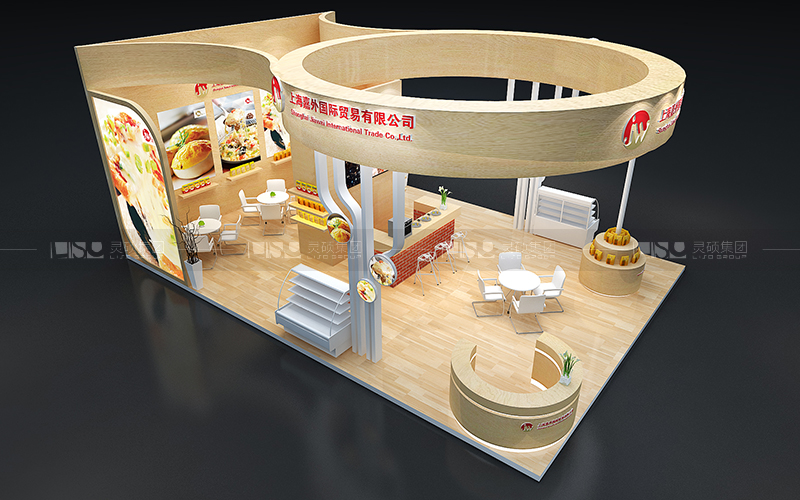 嘉外-焙烤展台设计搭建案例