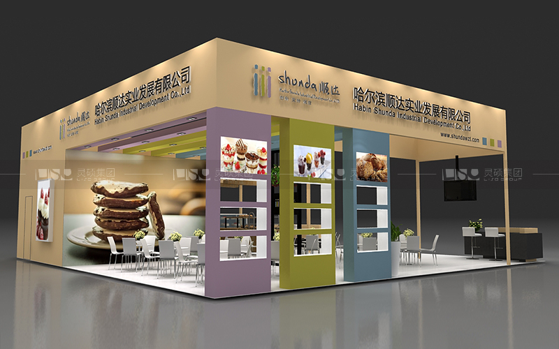 顺达-焙烤展台设计搭建案例