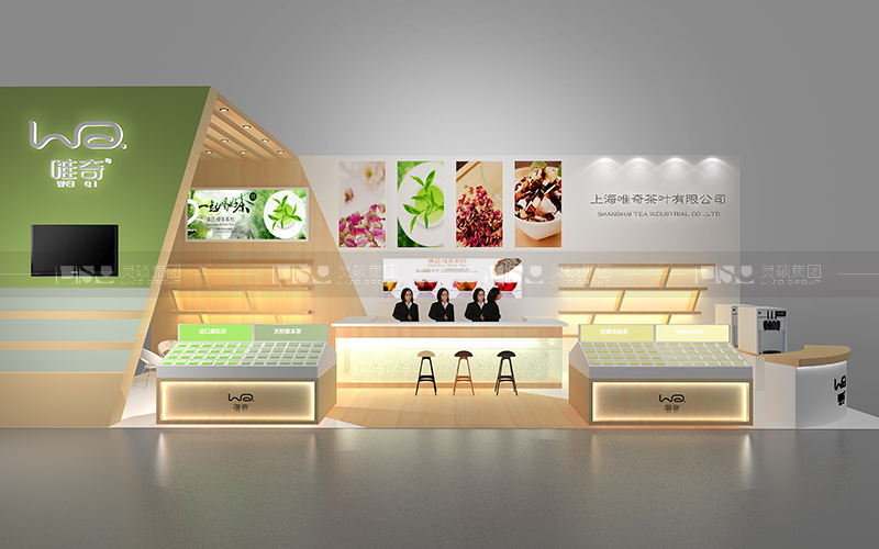 唯奇-焙烤展台设计搭建案例