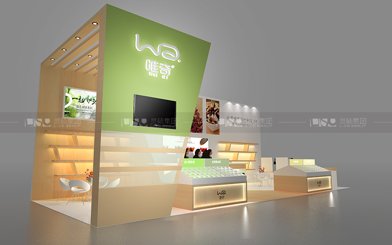 唯奇-焙烤展台设计搭建案例