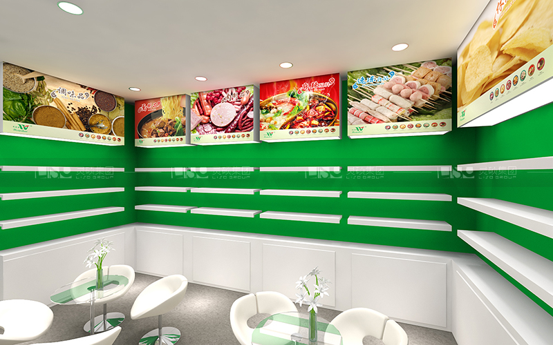 味海食品-食品添加剂展台设计搭建案例