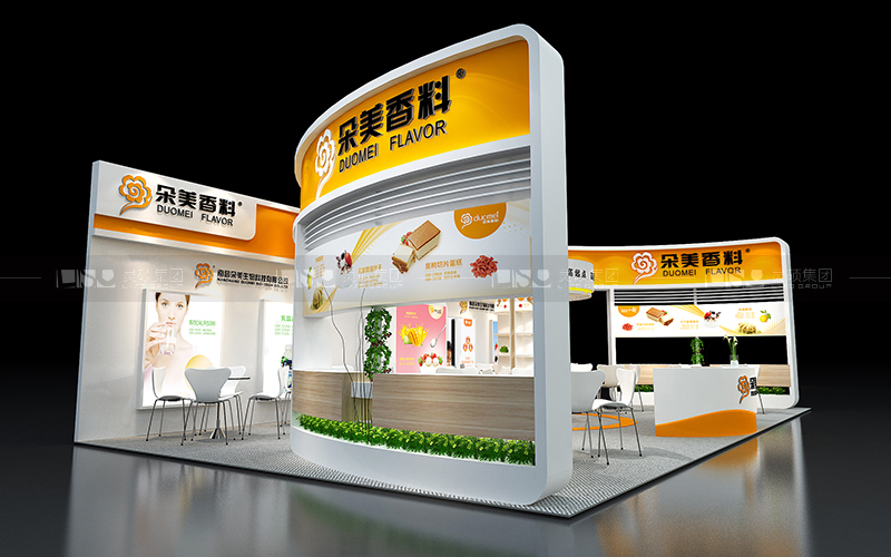 朵美-食品添加剂展台设计搭建案例