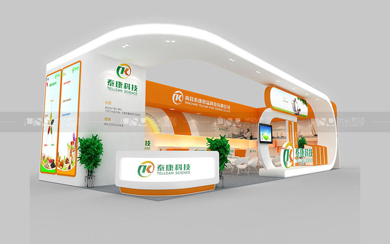泰康-食品添加剂展台设计搭建案例