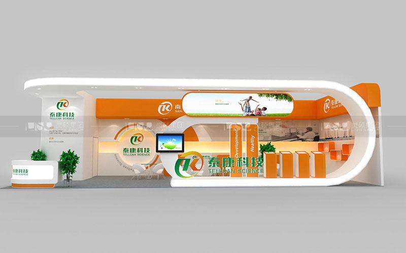 泰康-食品添加剂展台设计搭建案例