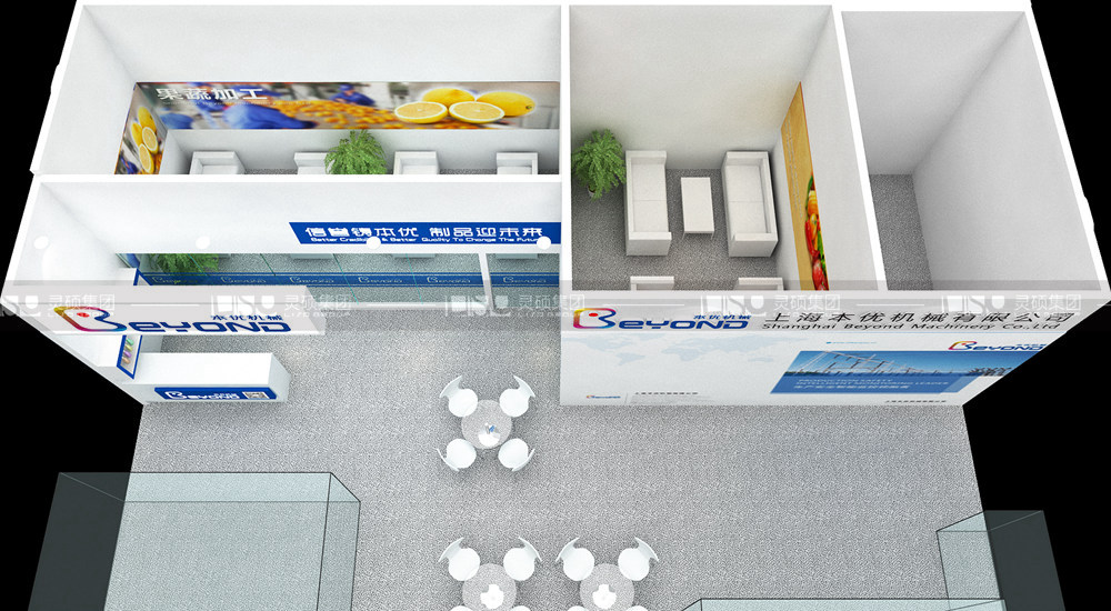 本优-食品添加剂展台设计搭建案例