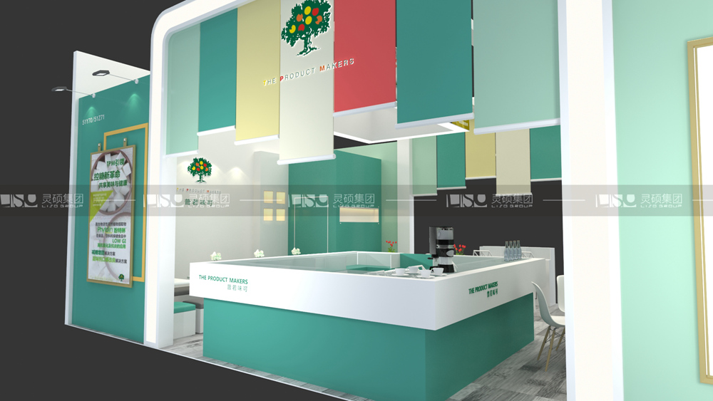 普若味可-食品添加剂展台设计搭建案例