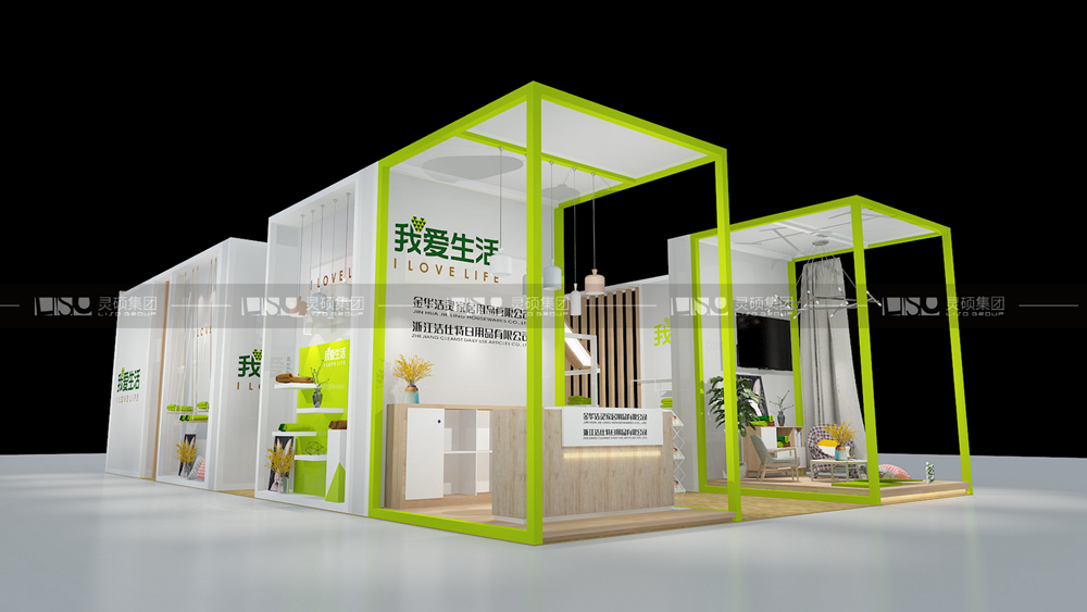 洁仕特-地材展台设计搭建案例