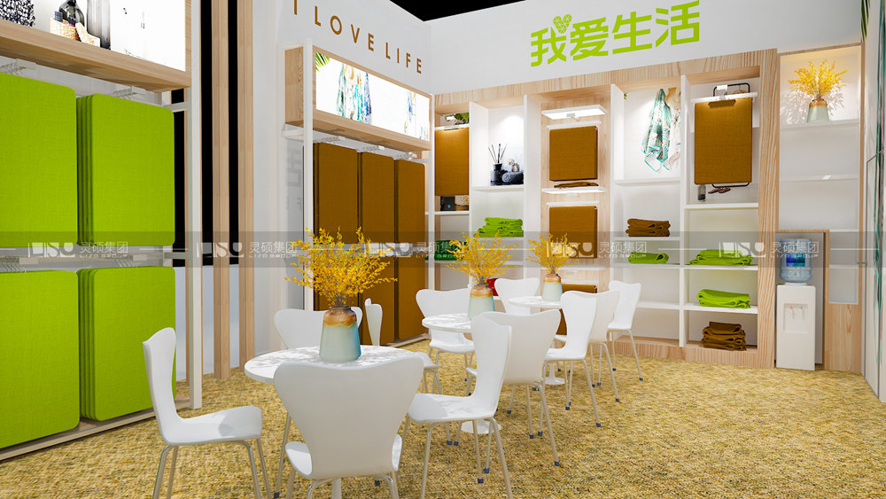 洁仕特-地材展台设计搭建案例
