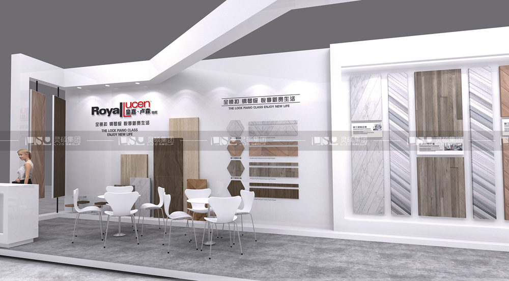 久隆-地材展台设计搭建案例