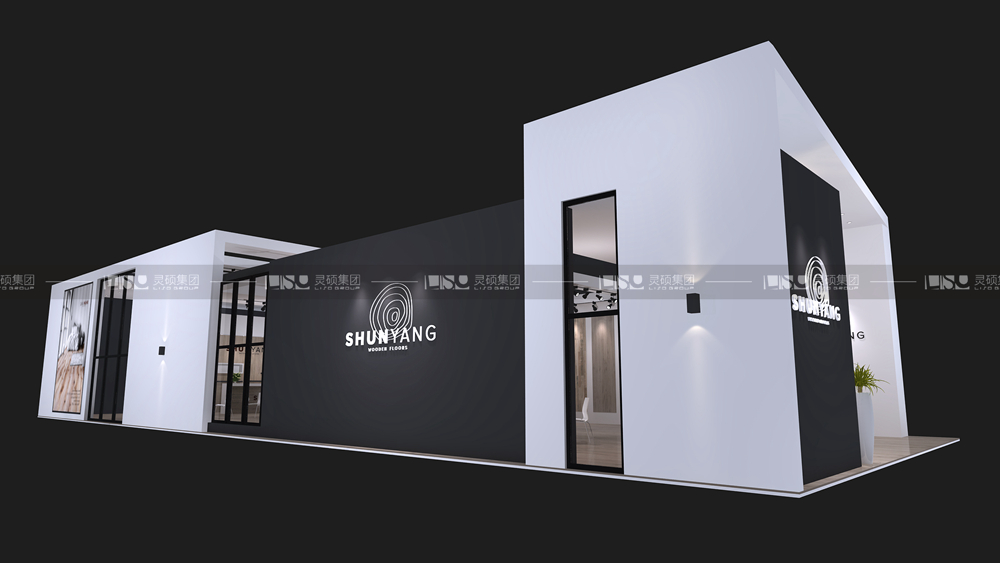 晟宇-地材展台设计搭建案例