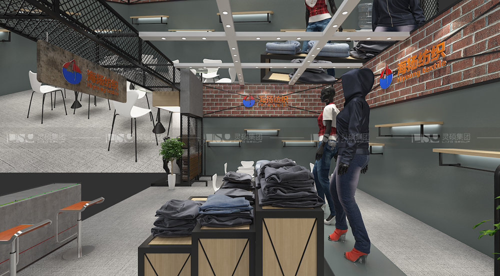海扬-纺织面辅料展台设计搭建案例