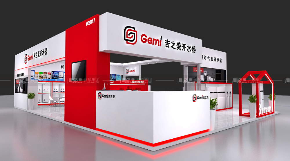 吉之美-酒店用品展台设计搭建案例