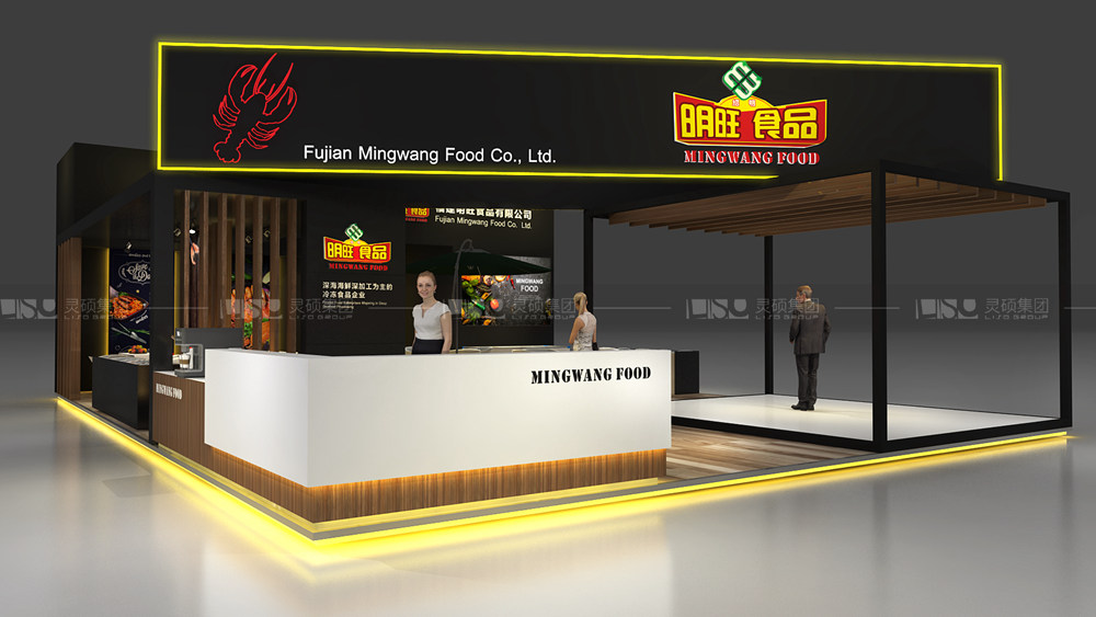 明旺-酒店用品展台设计搭建案例
