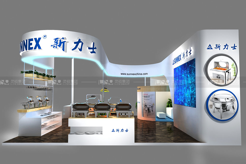 日升-酒店用品展台设计搭建案例