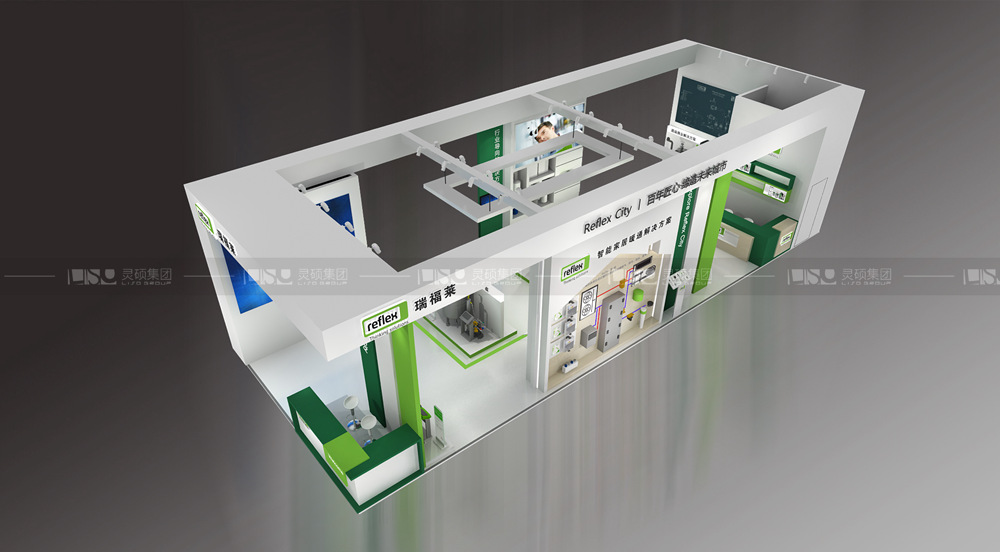 瑞福莱-制冷展台设计搭建案例