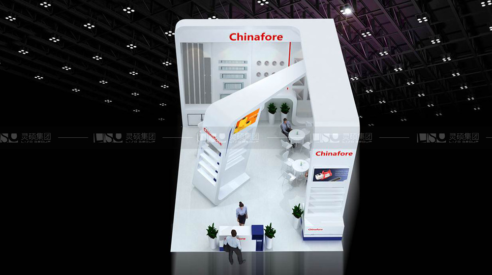 双花-制冷展台设计搭建案例