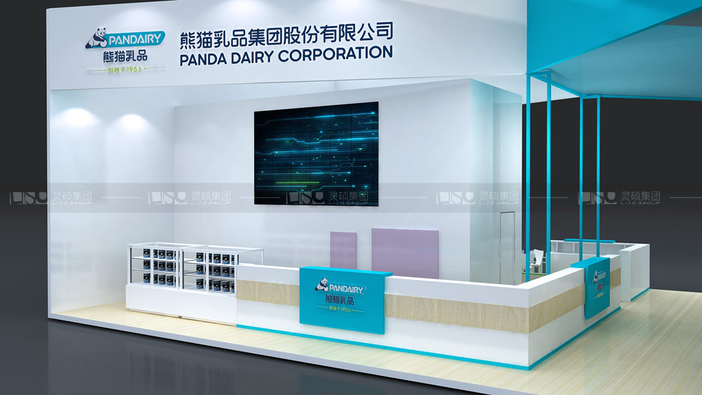 熊猫-焙烤展展台设计案例