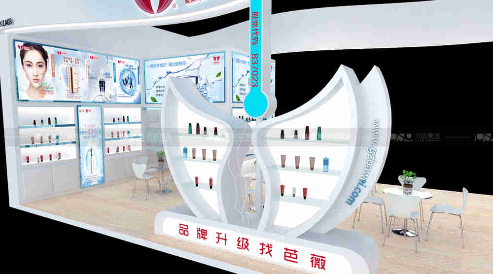 芭薇-美容展展台设计案例