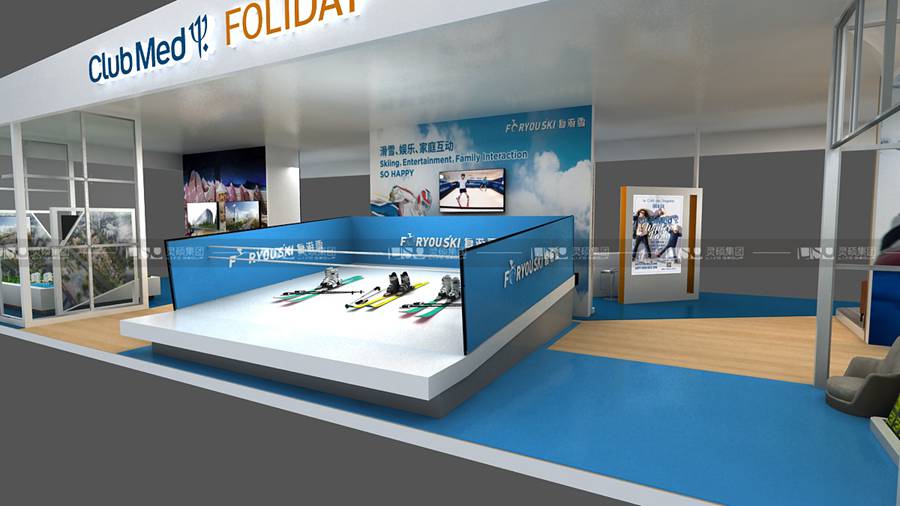 复星旅文-2019年上海展会展台设计案例