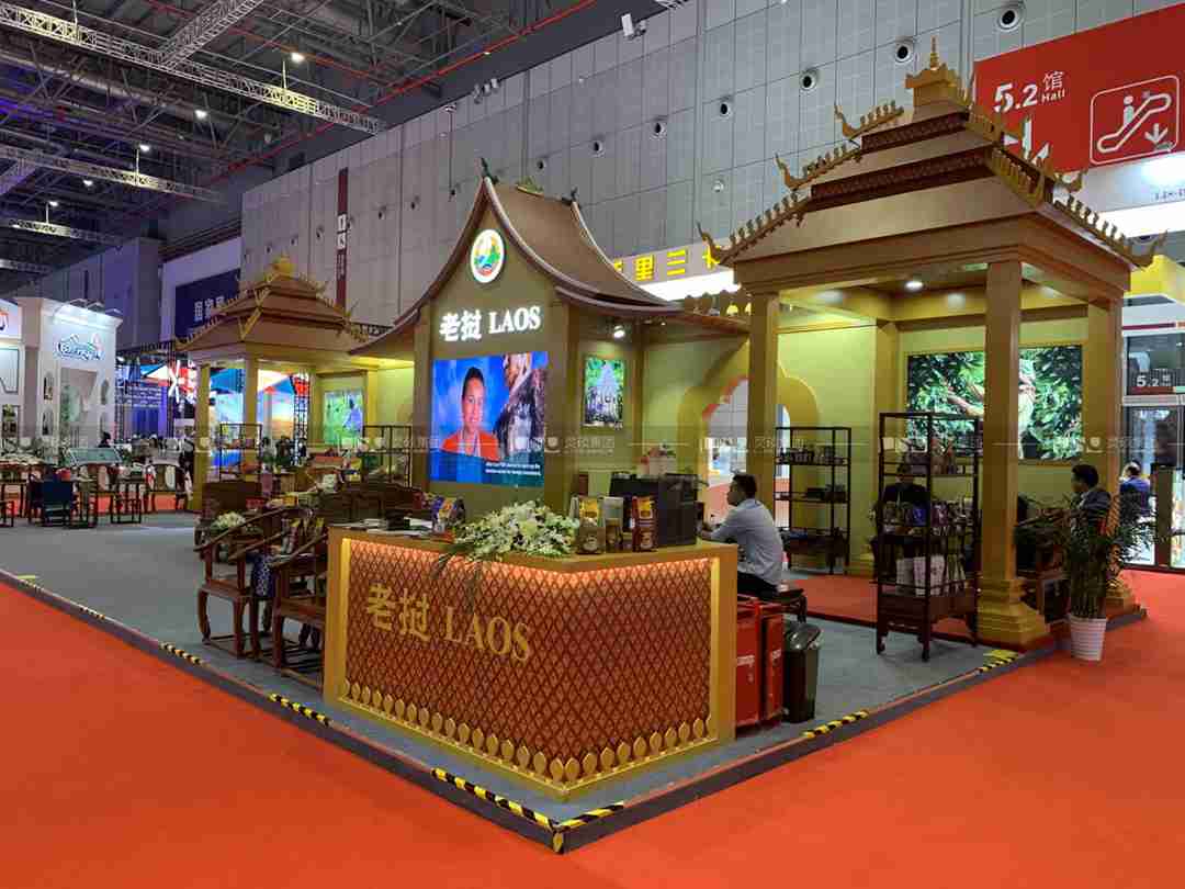 老挝-2019年上海展会展台设计案例