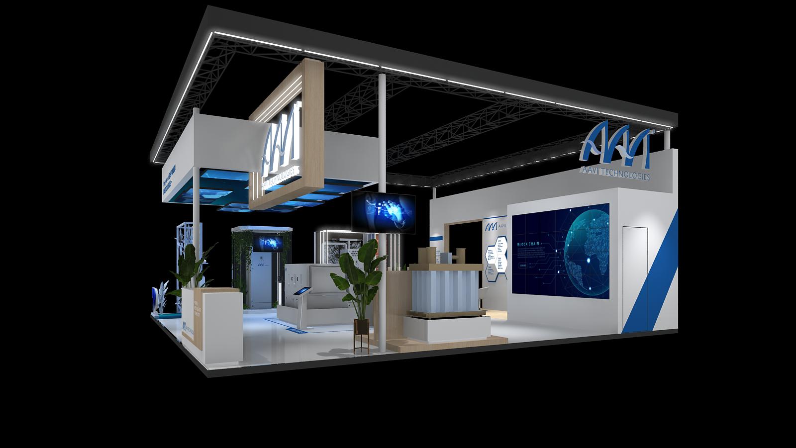 雅威AAVI-上海展会展台设计搭建案例