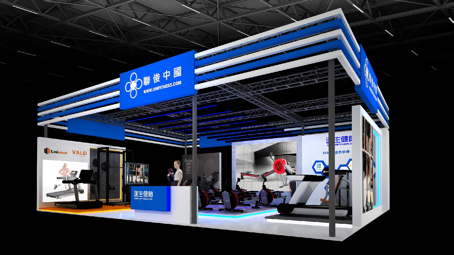 遂生健身-上海展会展台设计搭建案例
