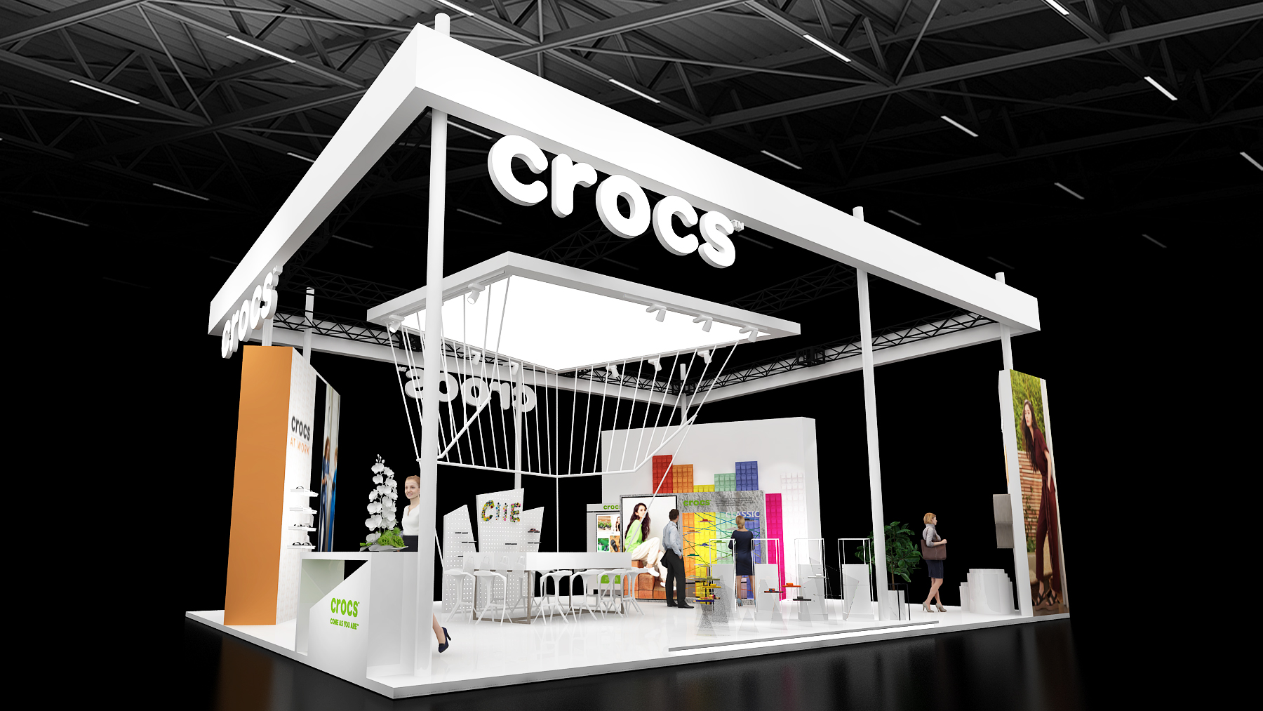 卡骆驰crocs-上海展会展台设计