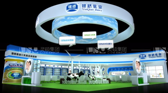 银桥乳业—CBME孕婴童展台设计搭建案例