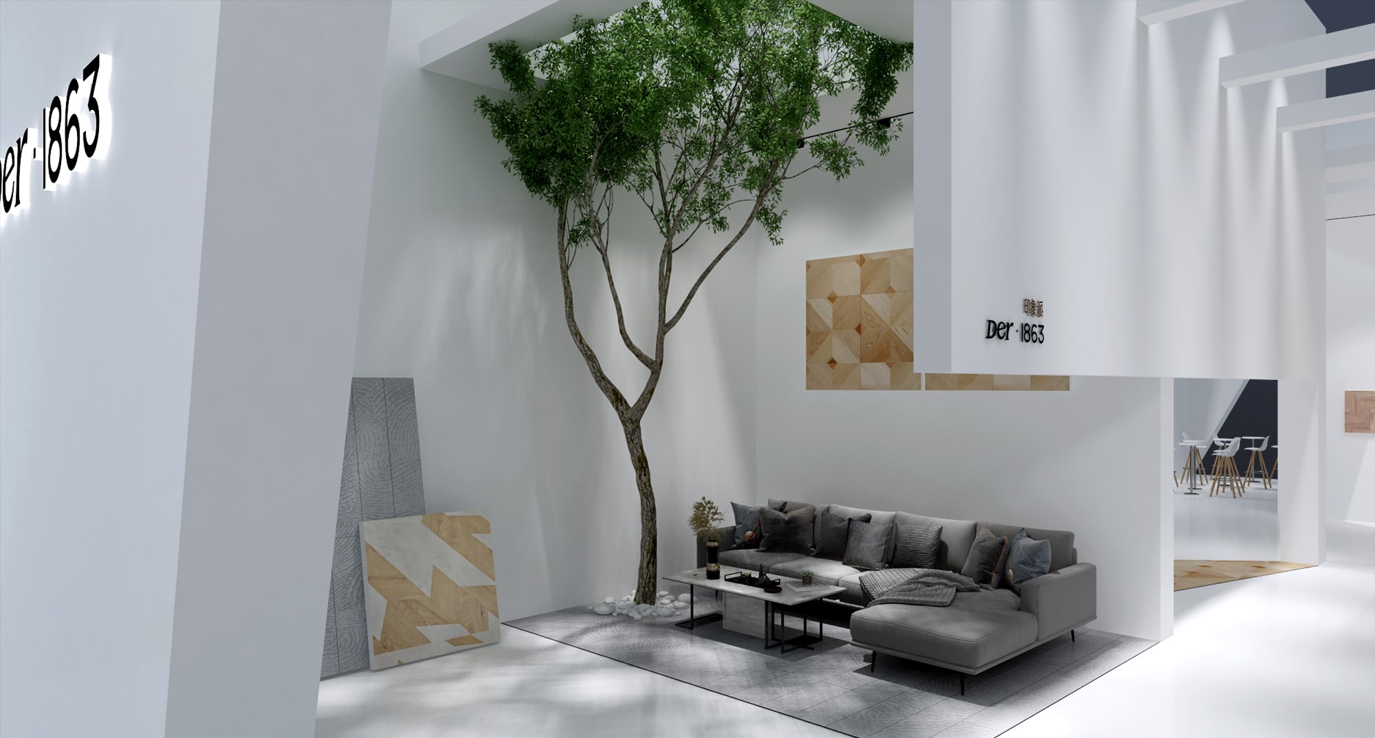 德尔集团—地面材料展展台设计案例