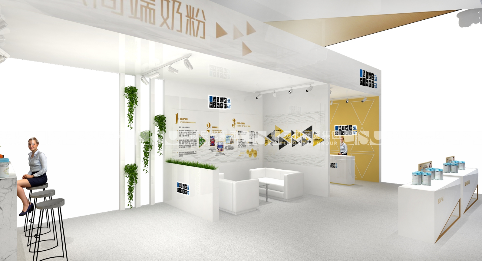 蓝河-上海展会展台设计搭建案例