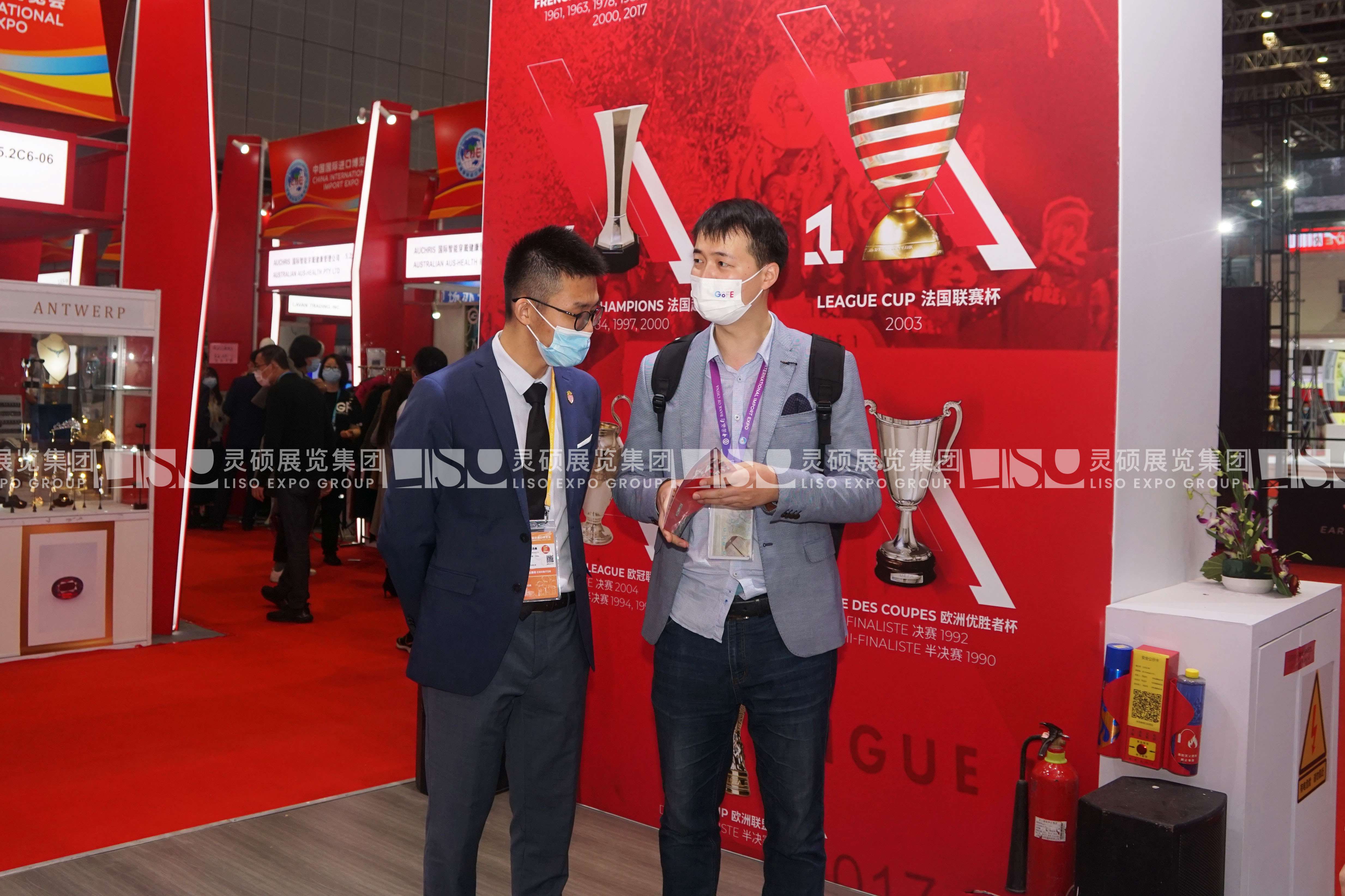 摩纳哥足球俱乐部-上海展会展台设计案例