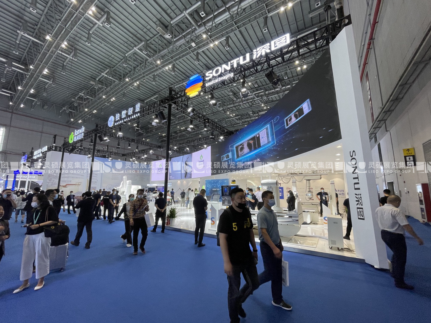 朗润-医疗展展台设计搭建案例
