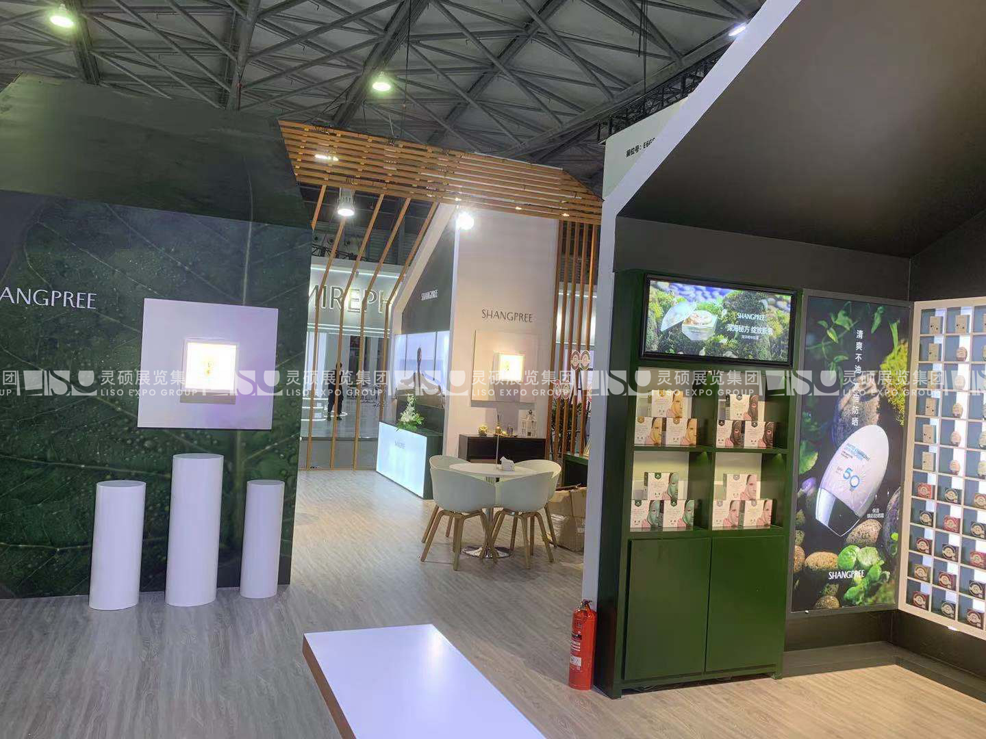 香蒲丽SHANGPREE—美博会展台设计搭建案例